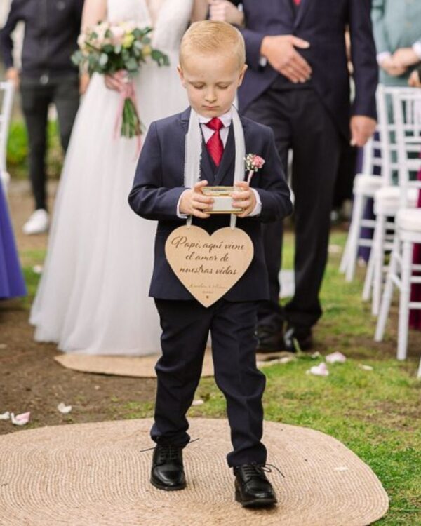 Placa Papi aquí viene el amor de nuestras vidas BODAS PERSONALIZADAS LAS PALMAS CANARIAS QUE TIERNO MADERA LASER GRABADO Y CORTE (4)