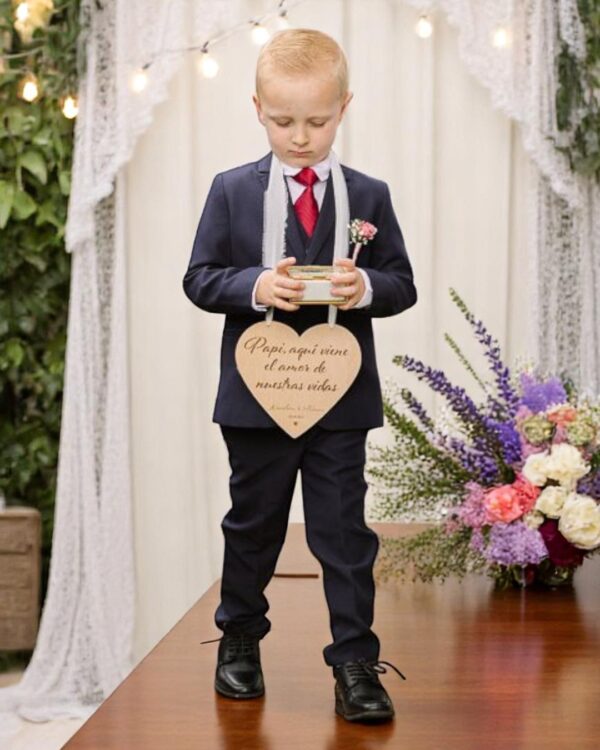 Placa Papi aquí viene el amor de nuestras vidas BODAS PERSONALIZADAS LAS PALMAS CANARIAS QUE TIERNO MADERA LASER GRABADO Y CORTE (4)