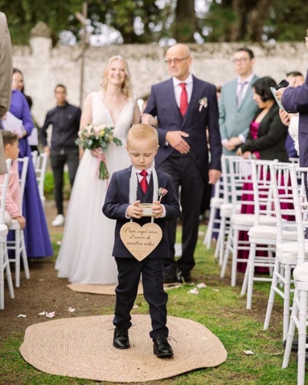 Placa Papi aquí viene el amor de nuestras vidas BODAS PERSONALIZADAS LAS PALMAS CANARIAS QUE TIERNO MADERA LASER GRABADO Y CORTE (4)