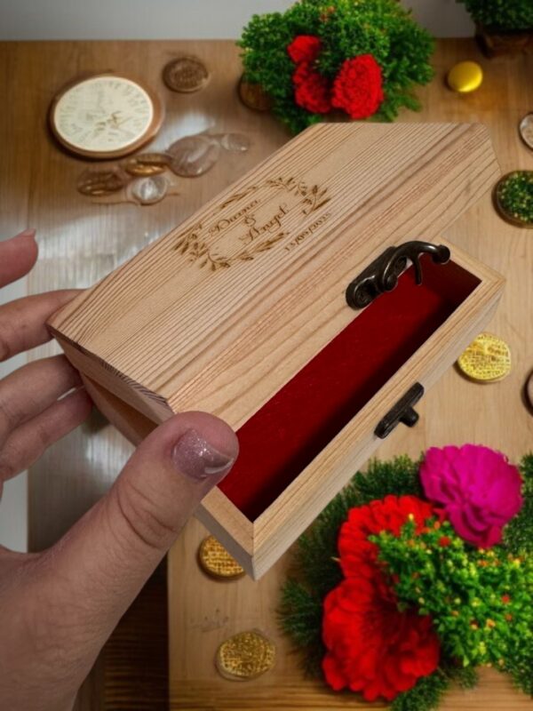 CAJA DE ARRAS MADERA PERSONALIZADO BODAS PERSONALIZADAS QUE TIERNO LAS PALMAS CANARIAS