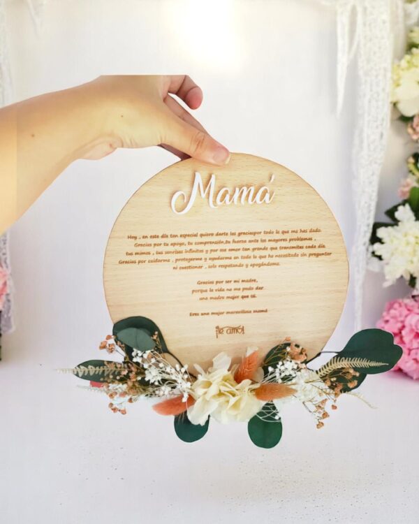 PLACA PARA ESA PERSONA ESPECIAL - BODAS PERSONALIZADAS LAS PALMAS QUE TIERNO CANARIAS GRABADO Y CORTE LASER MAMA PAPA TE QUIERO REGALO