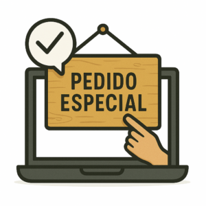 pedido especial producto personalizado trabajo