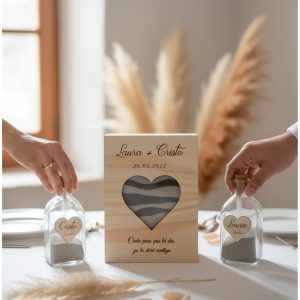 Ritual de Arena Corazón bodas personalizadas las palmas canarias laser cnc grabado y corte